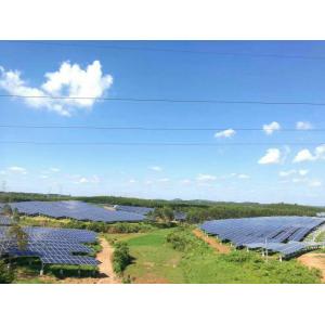 Light Weight Landfill Photovoltaic Mounting System , MMS Structure Solar Panel