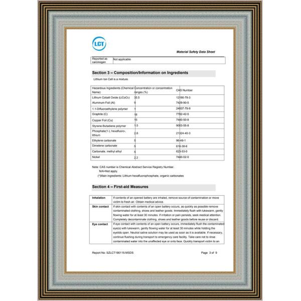 3.2V 272Ah Lithium Ion Battery Packs Lifepo4 Solar Battery LP71173207-272AH