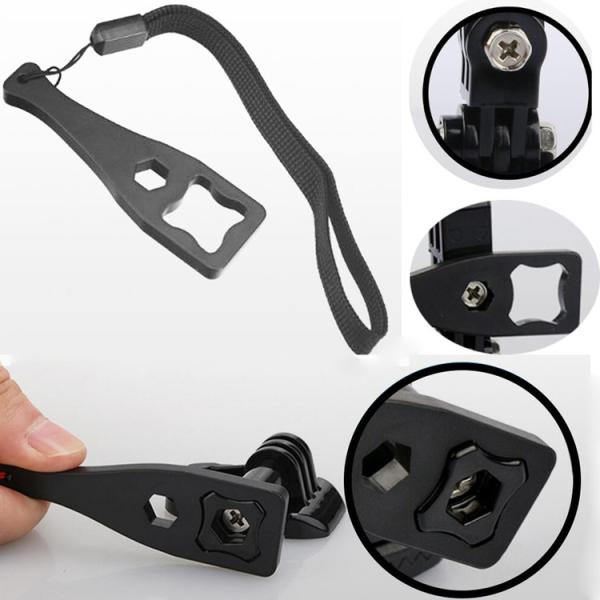 GoPro Accessories Set 3 Way Adjust Arm Tripod Mount Adapter Quick Base For SJCAM SJ4000 SJ6000 GoPro 4 3 Xiaomi Yi 4K