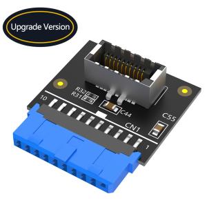 Quality Upgrade Version Vertical USB 3.1 Front Panel Socket Key-A Type-E to USB 3.0 20Pin Header Male Extension Adapter wholesale
