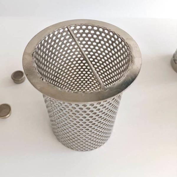 SS304 SS316 Filter Basket Strainer Wire Mesh Basket Strainer Abrasion Resistance
