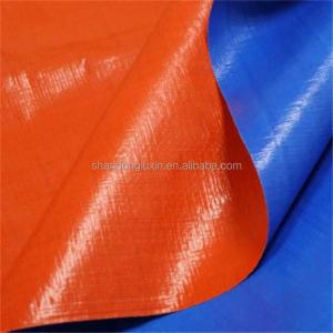 China Woven PE Tarpaulin 100% Waterproof Woven Material UV Treated UV Resistant on sale