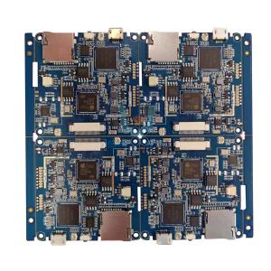 Quality Engineering FR4 Blue PCB Assembly Service Surface Finish Immersion Gold With Function Test wholesale