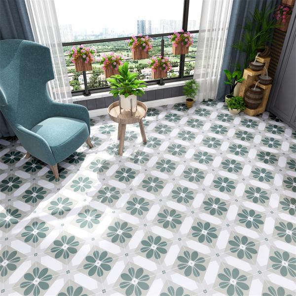 20x20cm Green Ceramic Rustic Tile for Indoor Floor and Wall