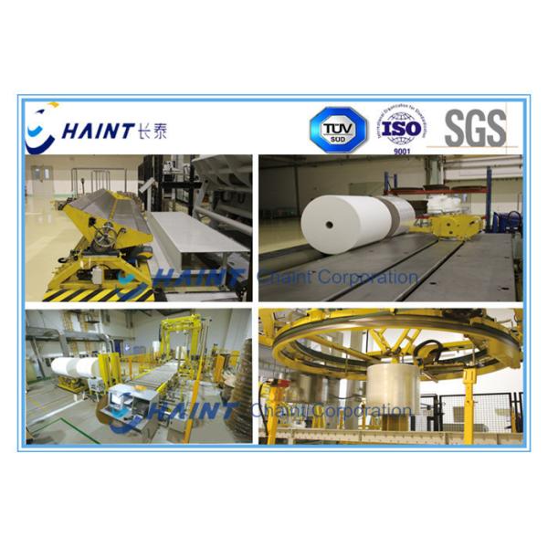 Non Woven Fabric Roll Handling Equipment High Speed Customized