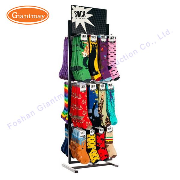Metal Table Top Rack Counter Metal Display Stand For Socks