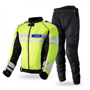 Quality Police Hi Viz Motorcycle Jacket Uniform Men Unisex Outdoor Cycling wholesale