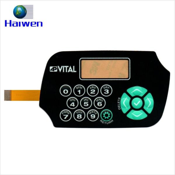 Cheap Custom Screen Printing FPC Membrane Switch Keypad With Polyester Dome for sale
