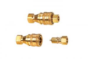 Quality Yellow Brass Quick Coupler For Water Pipe System wholesale