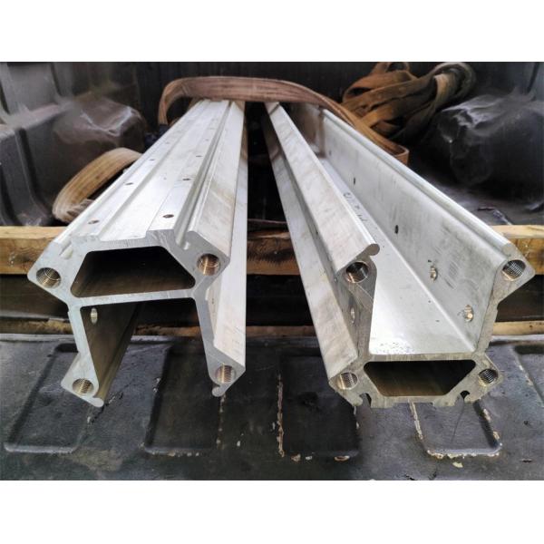 GB/T6892 Anodized Aluminium Industrial Profile Solar Mounting Structure Aluminum Rail