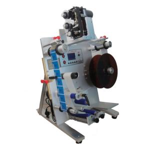 Quality Semi Automatic Vertical Round Bottle Labeler With Date Coding Function wholesale