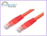 High Speed Cat 5e networking cables, RJ45 Patch Cable with red color