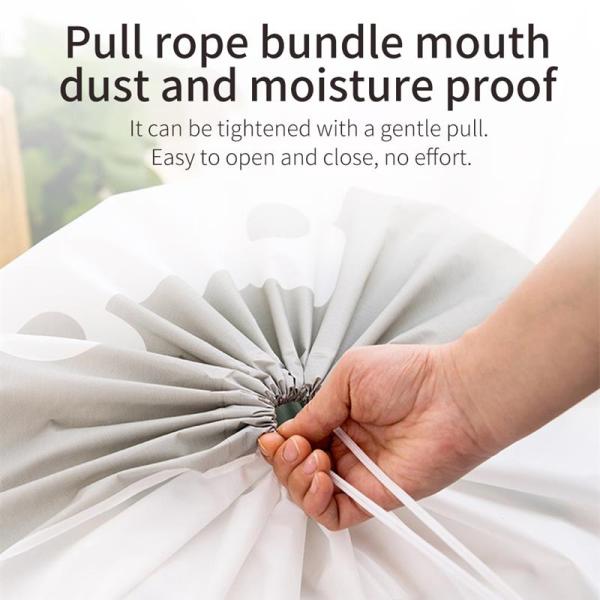 Cartoon Foldable Garment Storage Bag Cotton Blanket Bed Cover Wardrobe Storage Bags