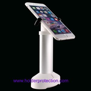 China COMER Cell phone display rack with alarm and charge with metal Clamp locker on sale