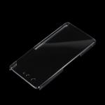 Factory custom,polycarbonate material glossy clear protect phone back case for