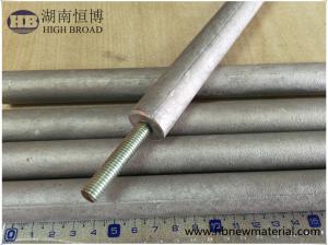 China Aluminum Heater Treater Anode rod provide maximum performance in seawater on sale
