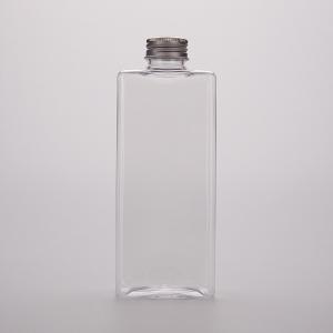 Quality 400ml Plastic PET Square Alcoholic Beverage Bottles wholesale