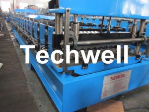 Quality 0.2mm Roofing Corrugated Sheet Roll Forming Machine with 0 - 15m/min Speed wholesale