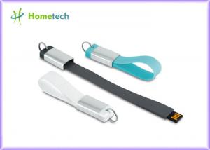 China Waterproof Silicone Wristband Usb 2.0 Memory Stick , Flash Pen Drive 4gb 32gb Custom Logo on sale