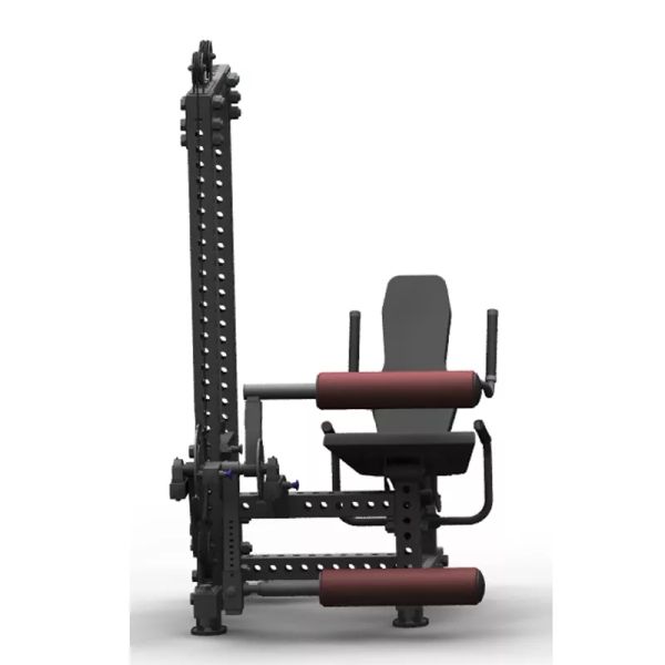 Gym Equipment Dual Function Quads Calf Workout Seated Leg Curl Extension