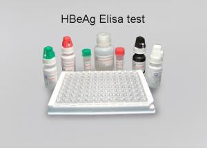 China HBeAg Elisa Assay Kit Polystyrene Microwell Strips Require Distilled Water on sale