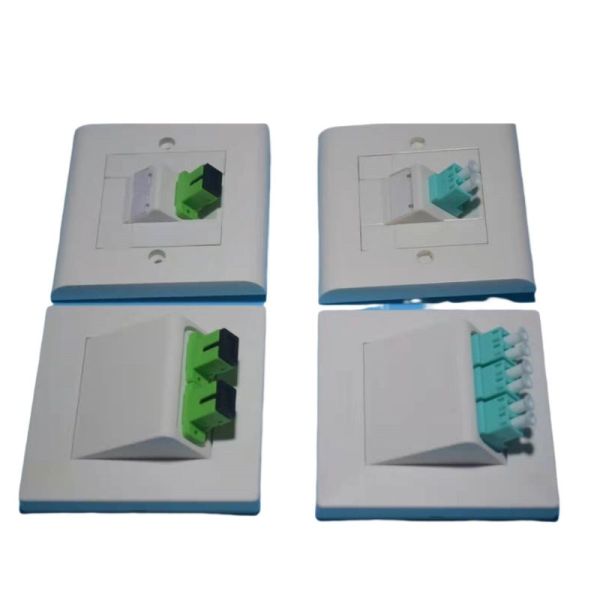 2/6/8 Port LC SC APC UPC Simplex/Duplex Wall Outlet Box for Mounting Method Wall Mount