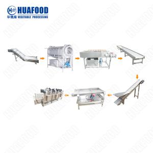China Fruit Vegetable Washing Line Bubble Sugar Beet Cleaning Pumpkin Grape Washer on sale