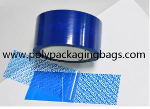 Quality Blue PET Tamper Evident Security Tape For Carton Sealing wholesale