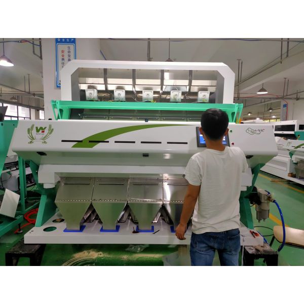 6-6SXZ-320 Multifunction Salt Color Sorter Machine For Dark Salt Sorting With Air Compressor And Air Tank