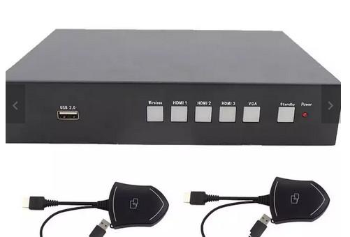 Cheap 6 In 1 Quad Split Multiviewer AV Video Scaler Switcher for sale