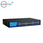 10/100/1000Mbps 24port Gigabyte LAN RJ45 Network Ethernet Hub Switch with best