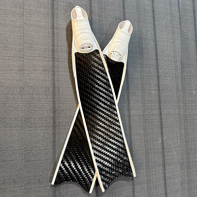 Customizable Lightweight Long Blade Freediving Fins Carbon Fiber For Spearfishin