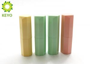 Quality Colorful Polygon Plastic Empty Lipstick Containers Tube wholesale