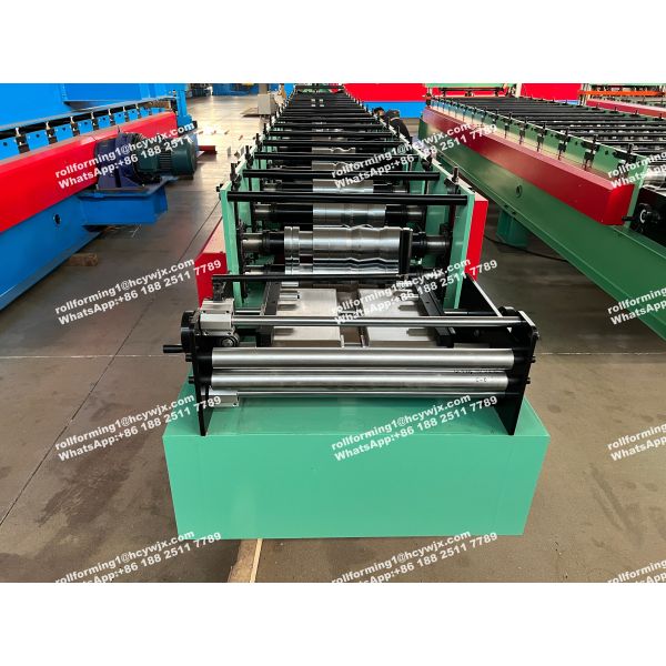 Construction Water System Roofing Sheet Gutter Roll Forming Machine 18 Rows
