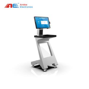 Quality RFID Library Book Self - Service Check - In And Check Out Kiosk Machine 27 Inches Touch Screen With Face Recognition wholesale