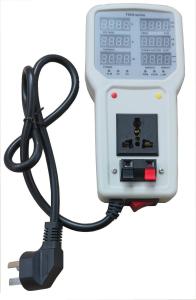 China Portable power meter analyzer with USB, current voltage power factor frequency upper lower limit alert setting on sale