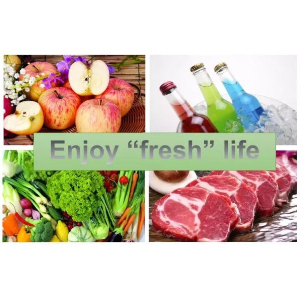 570L Low Power Low Noise Saving-energy Fan Cooling Double Doors Side By Side Refrigerator