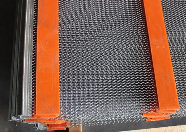 Spring Steel Slotted W Mesh 2m Self Cleaning Vibrating Screen Mesh