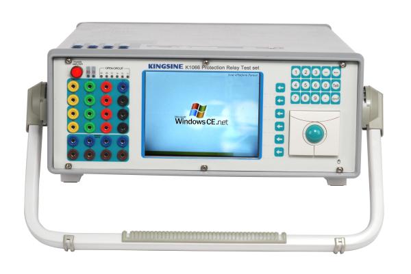 Cheap 6.4 LCD Screen Protection Relay Testing K1066 , 8 Pairs Binary Input for sale