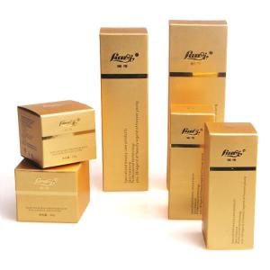 Quality Rose Gold Custom Cosmetic Packaging Boxes For Nutritive Skin Care Products wholesale