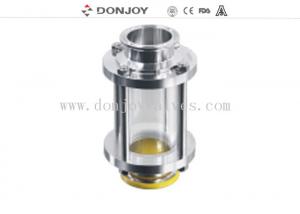 China Clamp type SS Inline sight glass with high quality tempered glass 10 bar max on sale