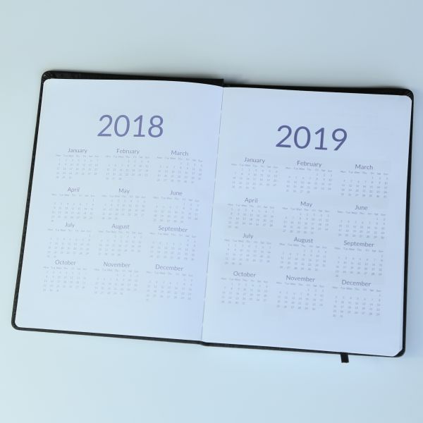 Size 180 * 250mm Daily Weekly Planner 100gsm White Papers For Appointments / Tasks