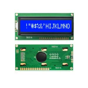 Quality 1601A Dot Matrix COB 8-Bit MPU Interface 16x1 Character STN Blue Negative LCD Module wholesale