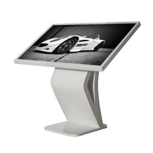 Interactive Lcd Touch Screen Kiosk , Android Wifi Library Kiosk Machine