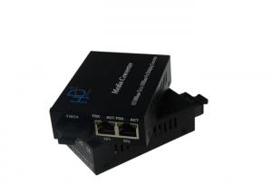 10/100Mbps Fiber Ethernet Media Converter / Single Fiber Optic Transceiver 50Hz