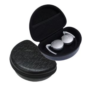 Quality Foldable Headphone Protective Case , Black EVA Foam Earbud Carrying Case wholesale