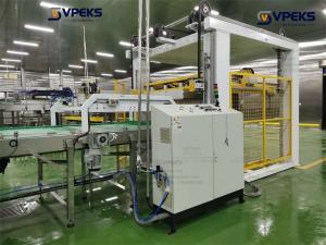 Quality Automated Palletizer Machine With PLC Control For Bags Bottles Boxes Palletizing wholesale