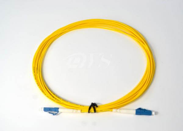 Cheap High Return Loss DYS LC-3.0 simplex  Singlemode Optical Fiber Patch Cord Meet The EUROPE ROHS Request for sale