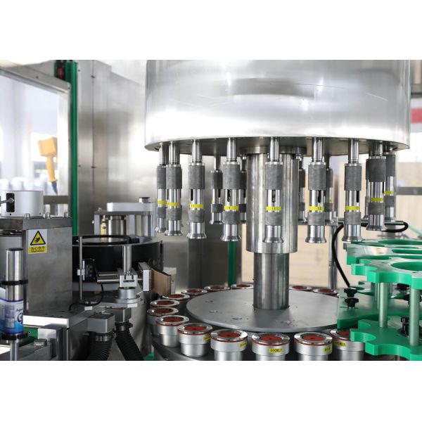 Rotary / Linear Hot Melt Glue Labeling Machine For Liquid Beverage Packaging Line