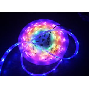 Quality 180 Degrees RGB Flexible LED Strip Low Voltage Individually Controlled wholesale